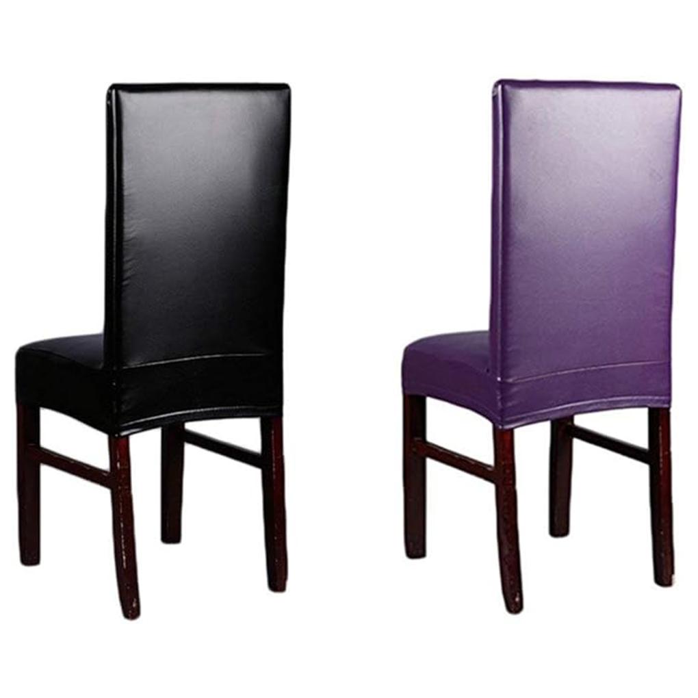 PU Stylish And Practical Chair Covers For All Occasions PU Dining Chair Cover Chair Protector