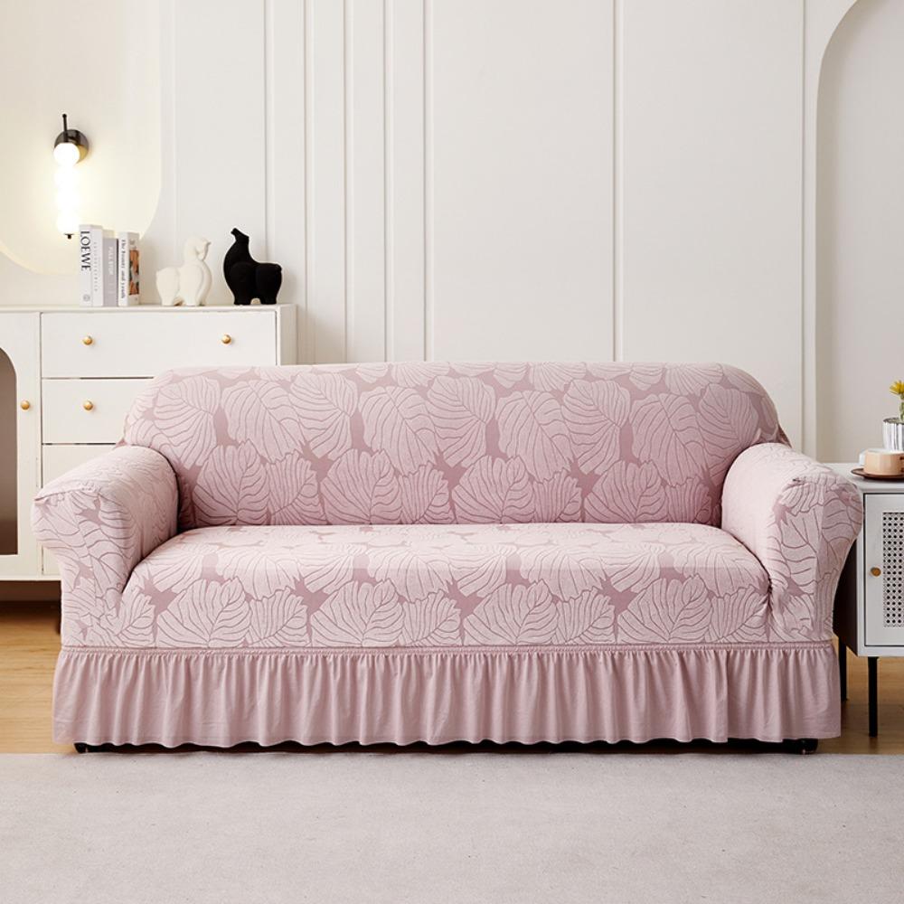 

Universal Sofa Cover Full Wrap Skirt Stretch Dustproof Slipcover for Single Double Triple Seater Single 90-140