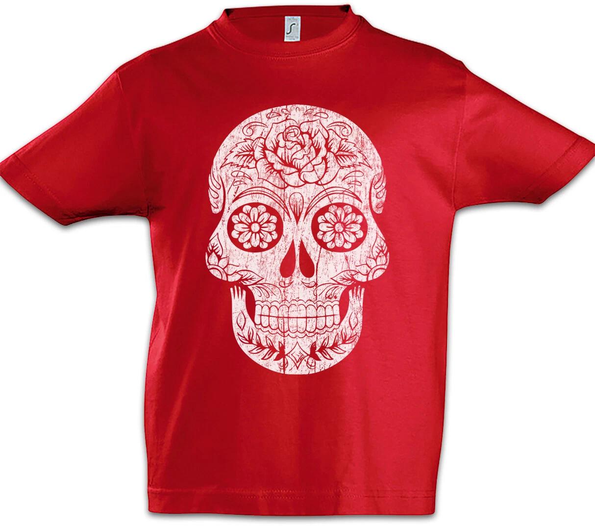 Mexican Skull I Boys kids boys T-Shirt Mexico Mexican Latin Latino Dios Skull 100