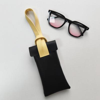 Eyeglass Pouch Faux Leather Glasses Bag Sunglasses Pouch Eyewear Box Multipurpose Wallet Jewelry Storage Organizer