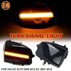 Rearview Dynamic Turn Signal Light For Volvo XC90 2007-2014 XC70 2008-2012 Front Door Wing Rear View Side Mirror Lamp Indicator