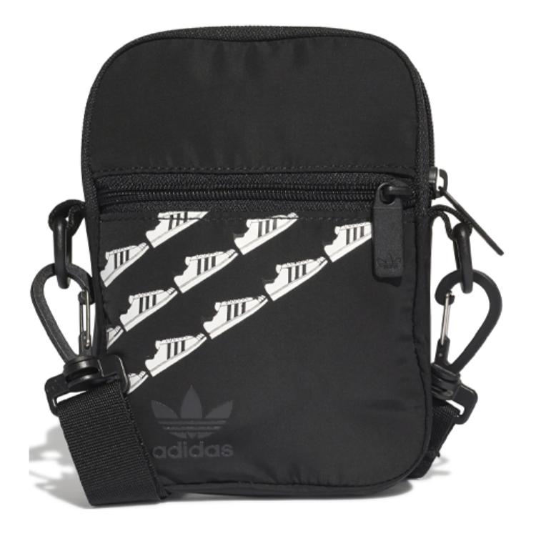 

Adidas Оригинальная полиэстеровая наплечная сумка Originals обычного размера мужская черная Adidas FT9313 чёрный