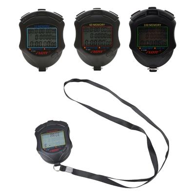 Digital Stopwatches Professional Stopwatches 10/30/60/100 Lap Memory Multifunctional Stopwatches with Countdown Timer
