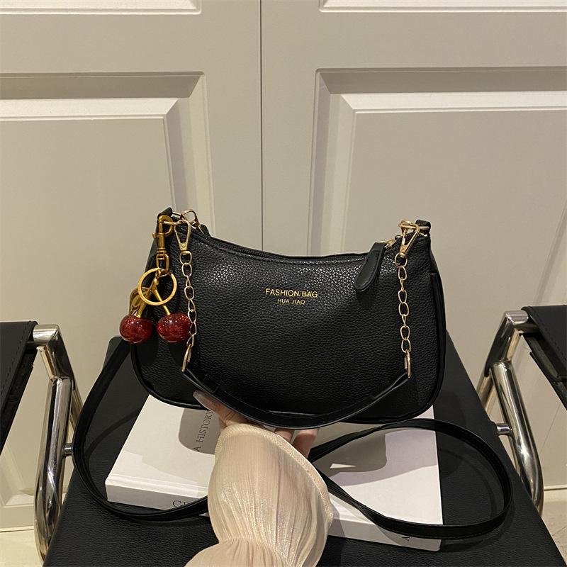 Hot-selling Retro Bag 2025 New High-end Solid Color Underarm Bag Large-capacity Commuter Messenger Women's Bag