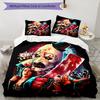 3pcs Art the Clown Terrifier1 pattern bedding set duvet cover set includes duvet cover &pillowcases, perfect all season bedroom decoration & gift