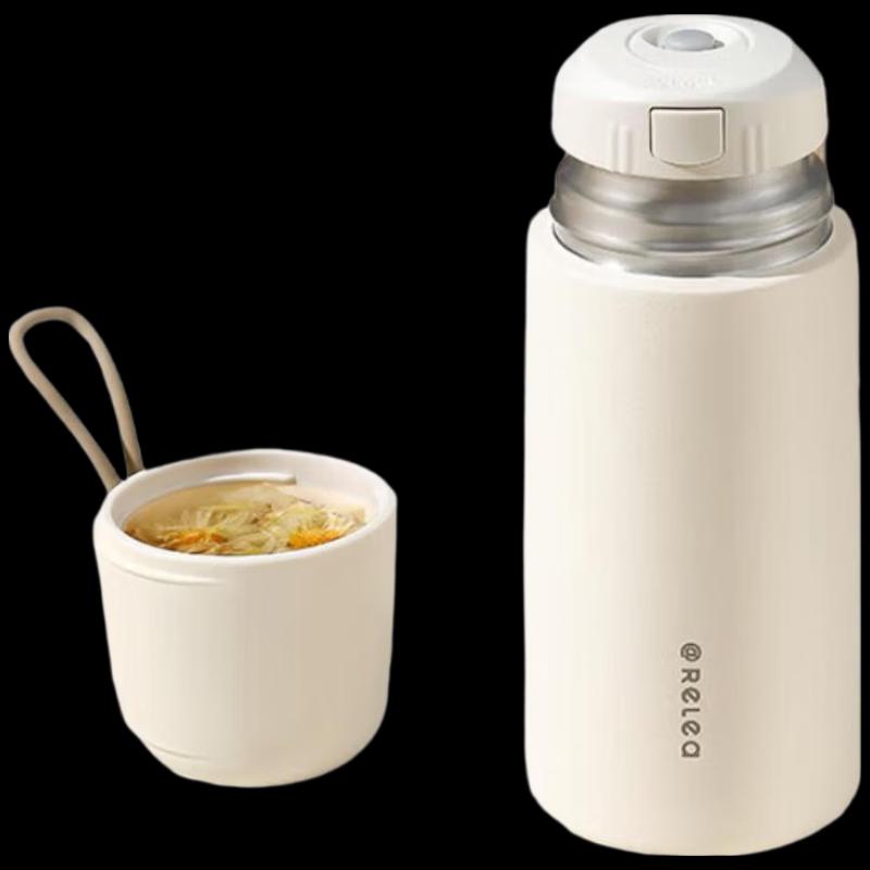 RELEA 316 Stainless Steel Portable Tea Infuser Vacuum Flask