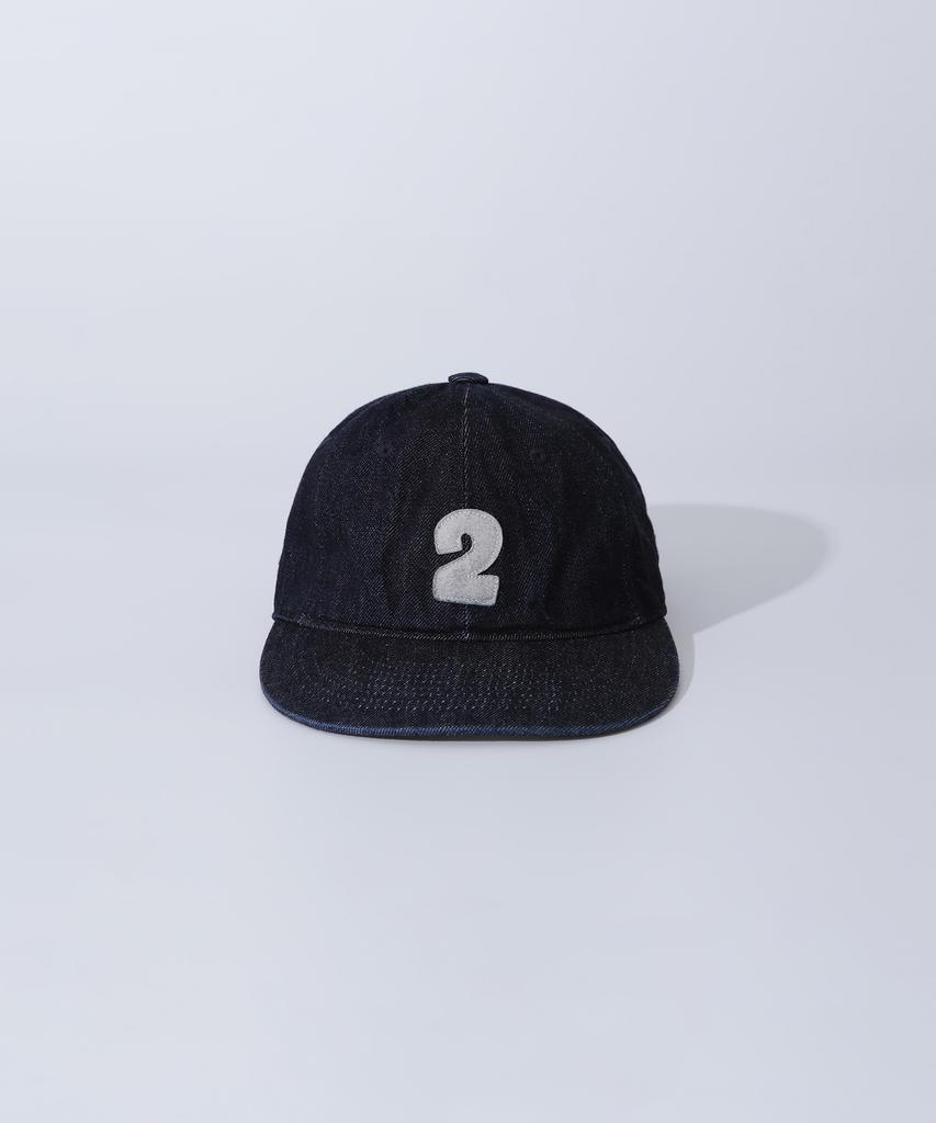 WOULDBE 2 Denim Baseball Cap (Indigo One Wash)