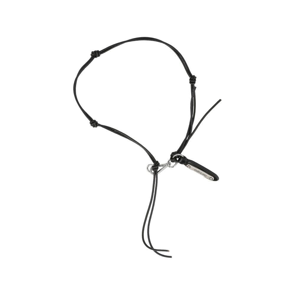 Aourlegacy Leather Necklace Radon Super Slim Purge Liquorice A2258sfl