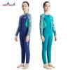 Girls 2.5mm Neoprene Wetsuit Full Body Long Sleeve Snorkeling Swimming Surfing Warmth Protection