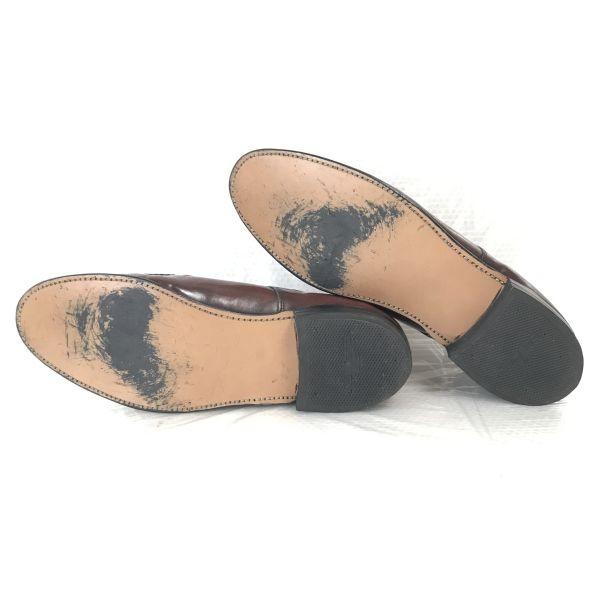 Vintage USA 70s-80s Weyenberg Massagic Leather U Tip Goodyear Welt Dress Shoes Size 10.5D 28.0cm Brown(USED)