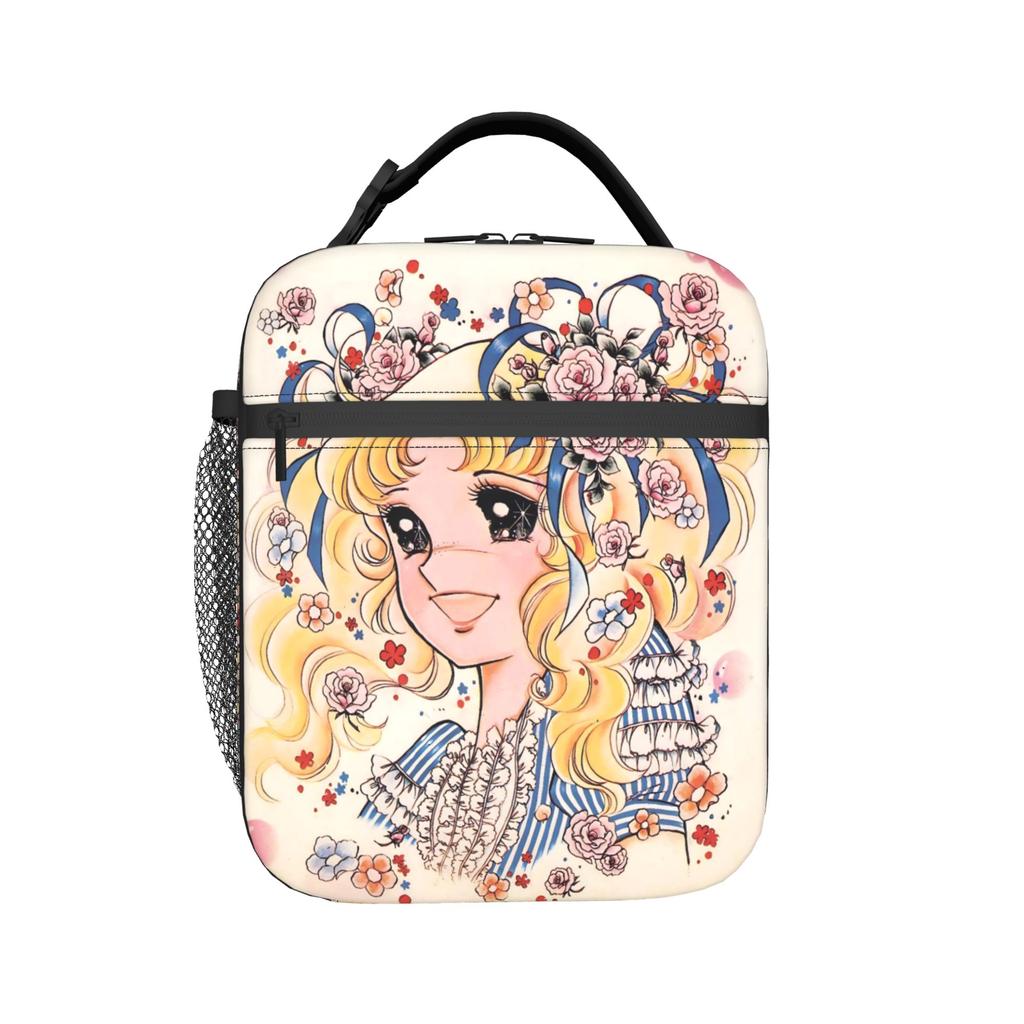 Candy Candy Lunch Bag For Adult  Graphic Lunch Box Funny Travel Cooler Bag Portable Waterproof Tote Food Bags