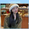 Warm Knit Plush Hat For Women Cozy Winter Beanie With Protection Ear