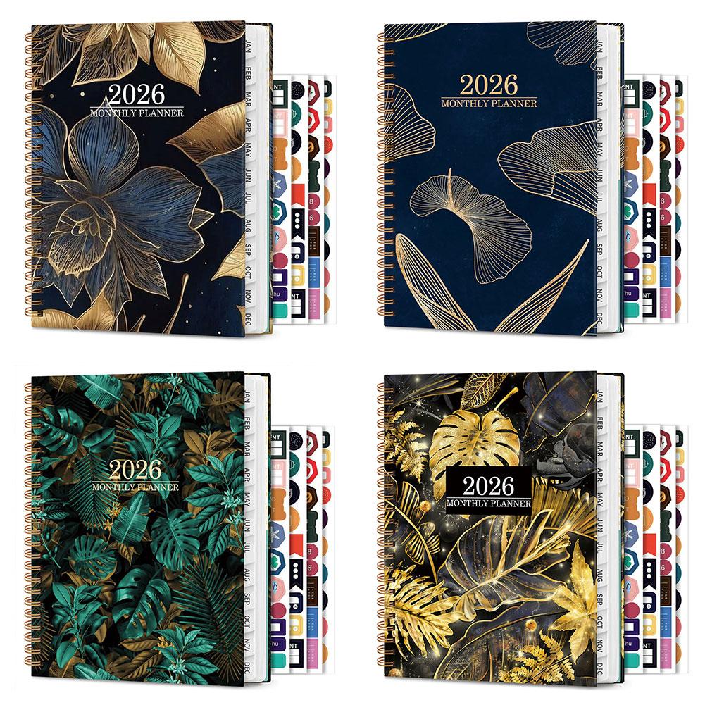 A5 2026 Planner Notebook Weekly and Monthly Calendar Plan from January to December 72 Sheets Acaden 12-month Work Planner