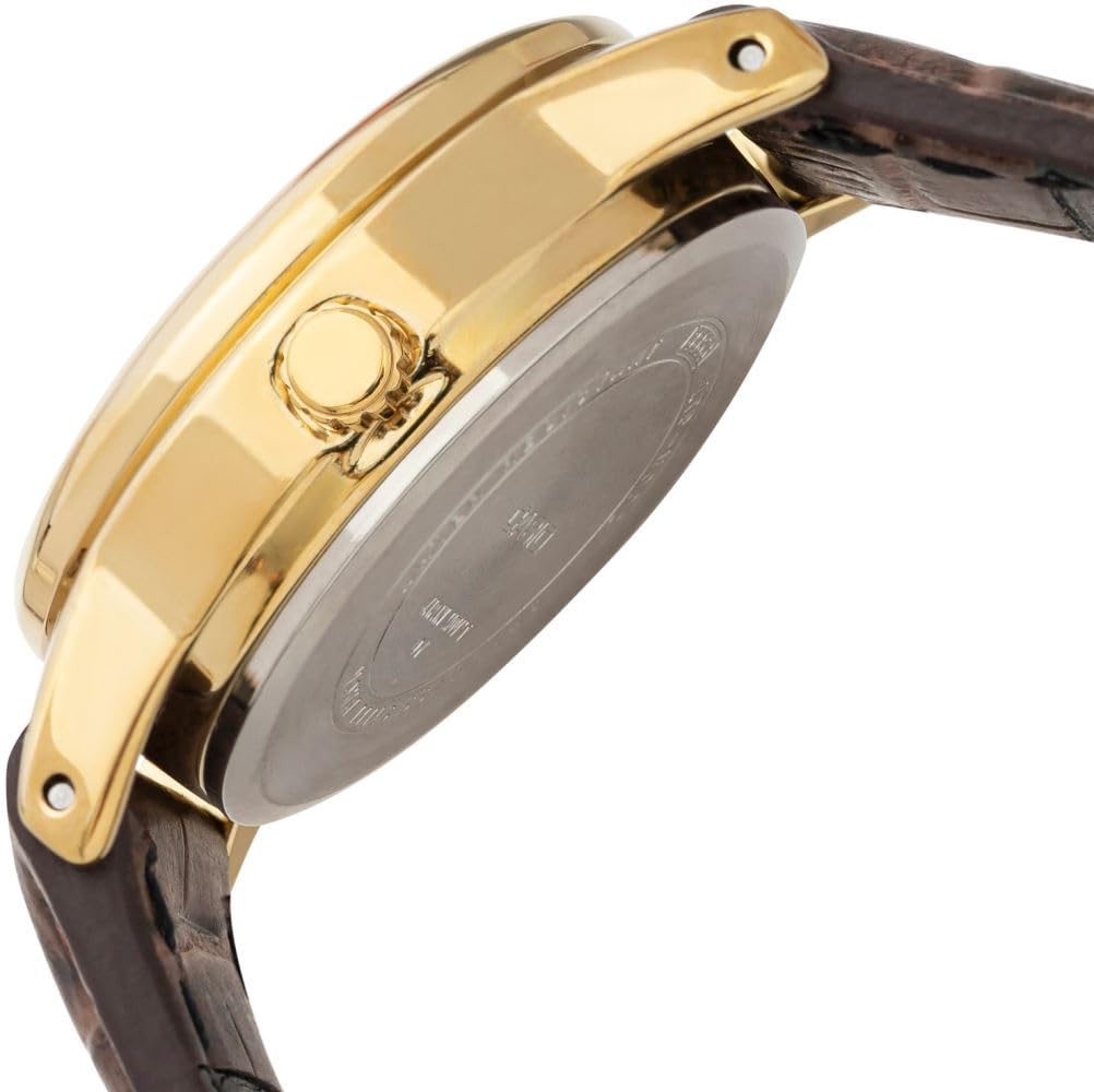 Casio Gold Tone Leather Band Easy Reader Dial Date Watch #LTP-V002GL-1B Women's