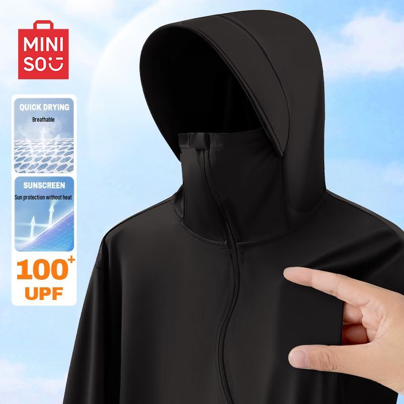 MINISO Men s Ice Silk UPF100+ Sun Protection Hoodie 3XL