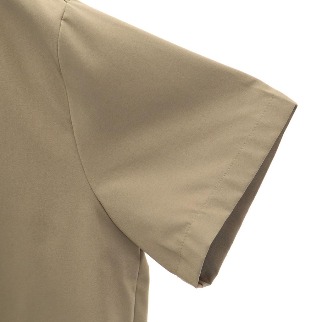 Topp bunn Kort ermet Skipper Farge skjorte L Brun Herre Brukt