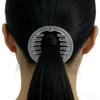 Transparent Small Ponytail Holder Hair Clip Set with Two Sizes Lightweight Comfortable for Women Girls Daily Use
