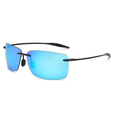 Clássico esportes sem aro óculos de sol das mulheres dos homens condução golfe retangular ultra leve quadro óculos de sol uv400 de sol gafas de sol