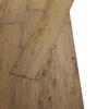 Planches de plancher PVC - vidaXL - Marron noyer - 5,26 m² - Résistantes à l'eau - Antidérapantes
