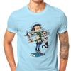 Gaston Lagaffe Fumetti Magliette in Cotone I Gemelli del Giocatore Personalizza Uomo Magliette da Uomo Maglietta Divertente Maglietta Abbigliamento Oversize