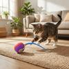 Adjustable Pet Automatic Rolling Ball Small Tail Interactive Cat Toys  Energy-Consuming