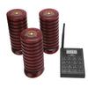 Coaster Pager Calling System Restaurant Guest Paging System 1 Transmitter with 30 PagersUK Plug