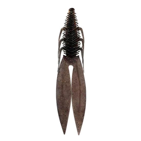 Fishing Lure Oversized Soft Bait Realistic Vibrant Color Compact Portable Artificial Fishing Bait with Twin Ridge Tails