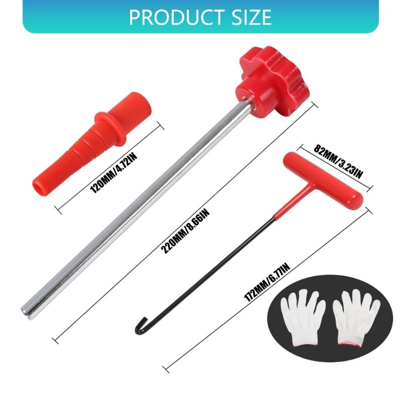 Precise Tire Valves Stem Alignment Puller Tool Kit for Accurate Installation Protecting Valves Integrity During Repairs
