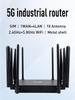 5G Dual-Band Wireless Router with SIM Card Slot, Ten Antennas, for EU & Asia WiFi Sharing