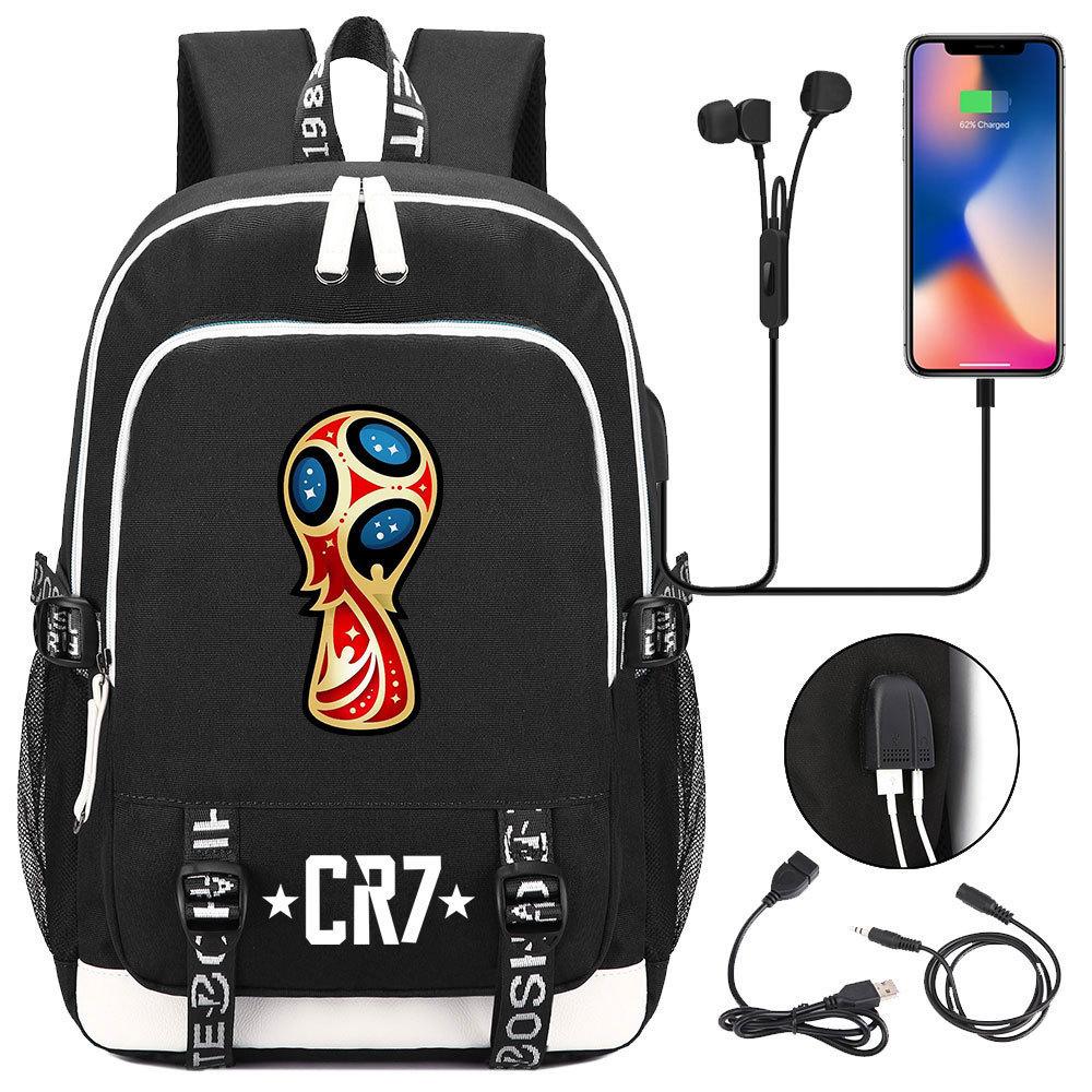 Mochila escolar de gran capacidad con correa para el hombro; set de tres piezas para estuche de lápices de estudiante