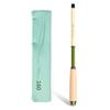 Extendable Fishing Pole Camping Mini Fishing Rod Telescopic Fishing Pole with Solid Wood Handle