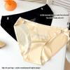 Satin nahtlose Low-Waist Hohl-Unterwäsche mit abnehmbarer Ring-Schnalle