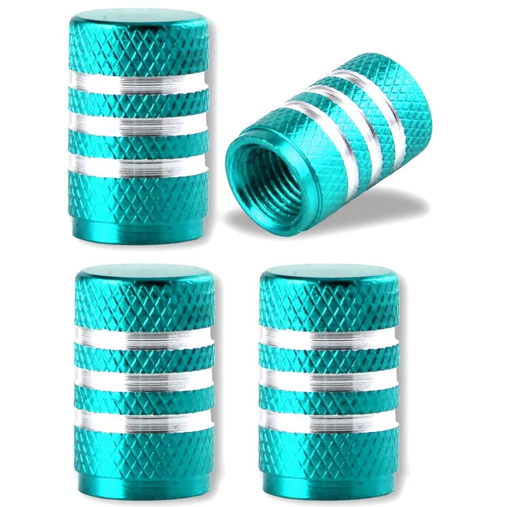 Aluminum Alloy Tire Valve Stem Caps 4 Pcs Universal Stem Covers for Cars Motorcycles and Bikes Auto Tire Accessoires Stem Caps1