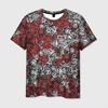 Newest Demon Samurai Mask Sakura 3D Print T shirts For Men/Women Crew Neck Short sleeve Top Fashion Oversized Punk Style T shirt