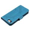 For iPhone 16e Stand Case Imprinted Totem PU Leather Wallet Phone Cover