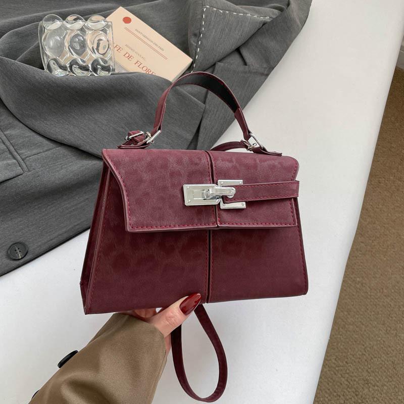 Handbag with Key Lock, Small Exclusive and Luxurious Crossbody Bag, Small Square Bag