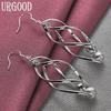 925 Sterling Silver Wedding Jewelry Fashion Pierced Earrings