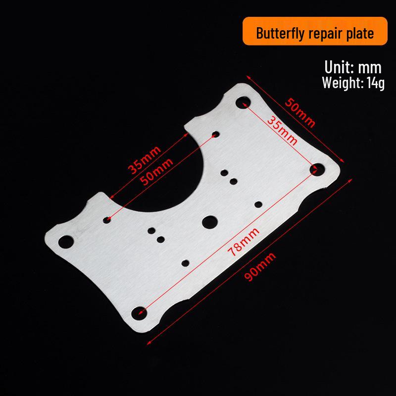 Stainless Steel Hinge Repair Plate for Cabinet and Cupboard Doors