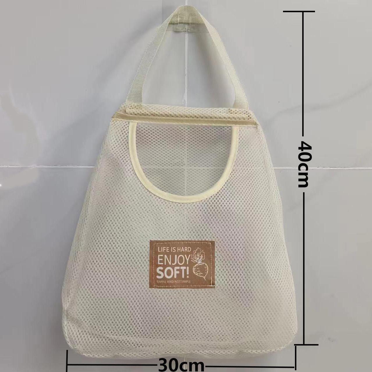 

Подвесной сетчатый мешок для хранения фруктов и овощей, портативный кухонный органайзер для чеснока и лука