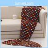 Mermaid Tail Flannel Fleece Blanket Snugglein Sleeping Bag Bow Blanket Pillow