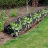 1pc Collapsible Black Mesh Tunnel - UV Protection, Bird & Insect Barrier for Backyard Farms & Greenhouses, Durable Cover for