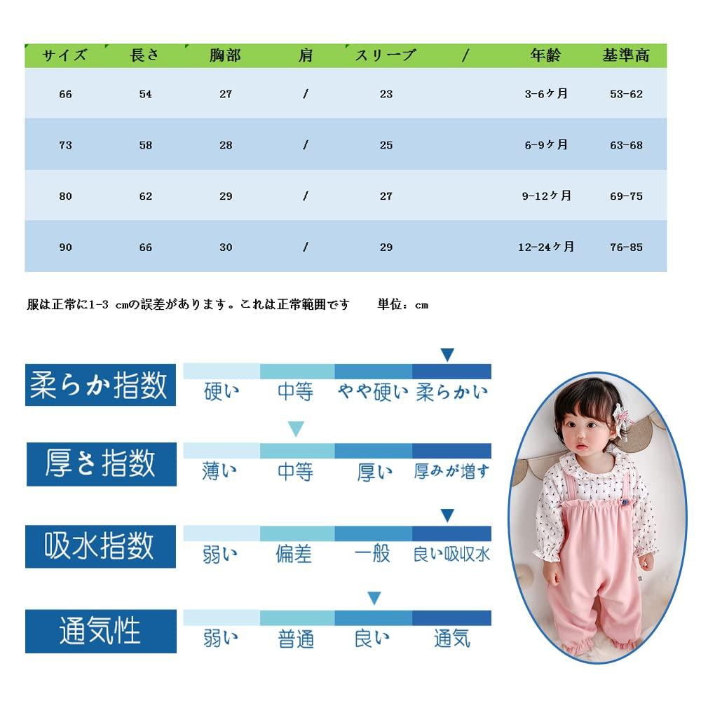 Baby Clothes Long Sleeve Romper Spring Autumn Girls Clothes Coveralls Baby Collar Pink 80cm Months [Reegoo Peter] Children's 9-12