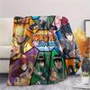 Naruto Print Flannel Blanket, Ultra Soft High Quality All Seasons Warm Throw, Home Decor Cozy Blanket, Perfect Christmas Gift