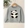 European Sizes Cute Print Pattern Easy Sweet Baby Kid Spring Lightweight Round Neck Sweatshirt