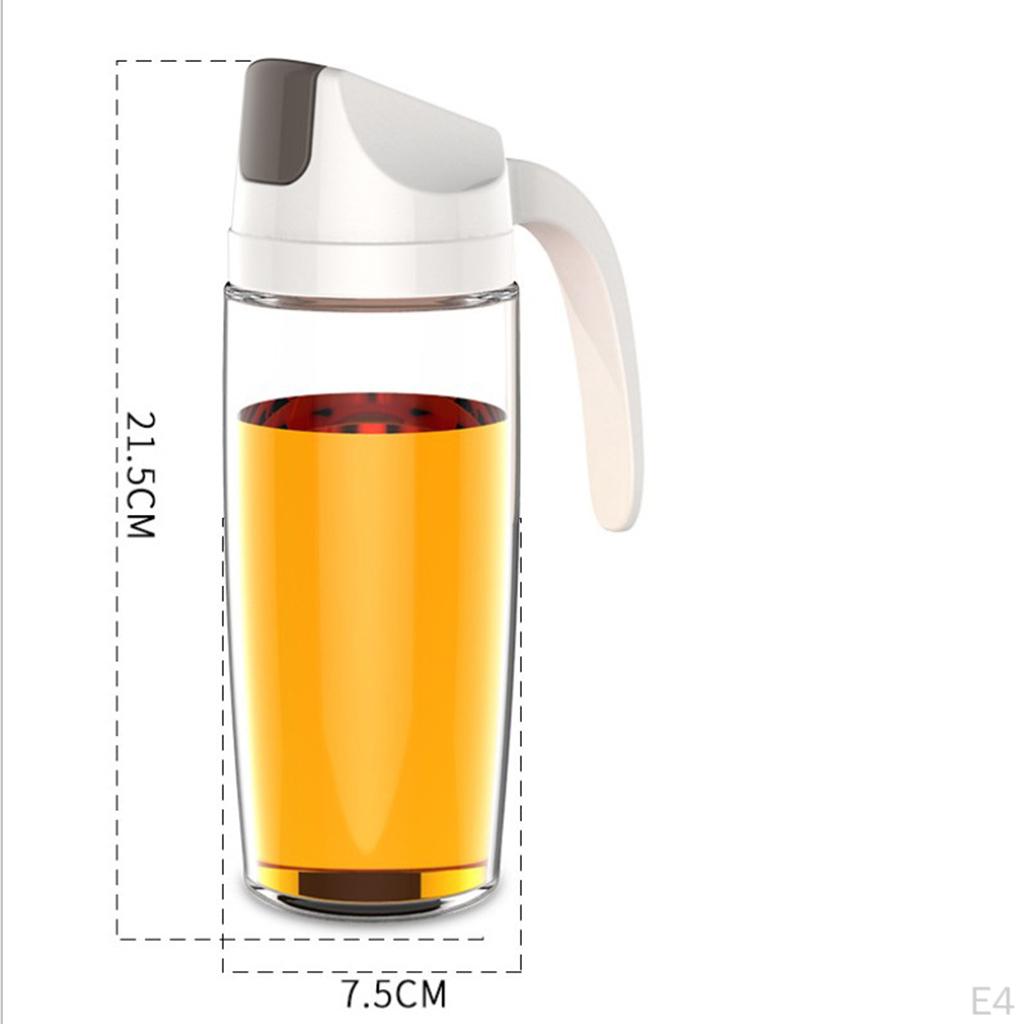 Glass Oil Bottle Self-closing Durable