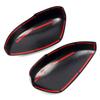 For Chrysler Pacifica 2017- Car Accessories ABS Plastic Carbon Rearview Side Door Mirror Cover Trim 2pcs