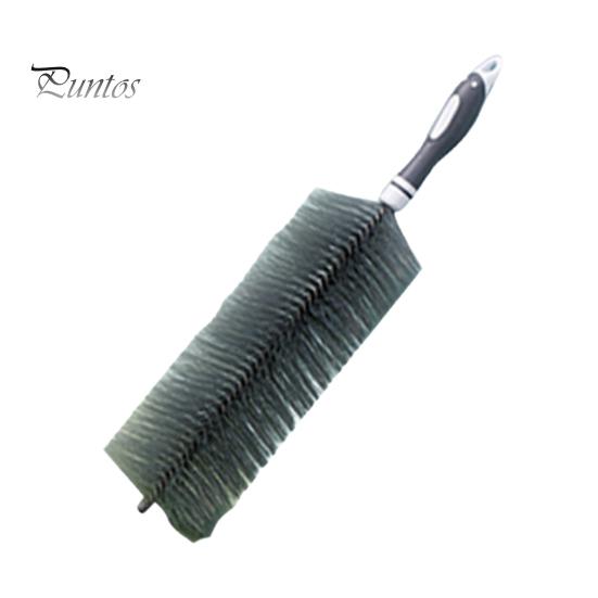 

Щетка для чистки вентилятора Мягкая щетина Микрофибровая тряпка Гибкая моющаяся Антистатическая конструкция Электрический скребок для чистки щелей вентилятора Инструмент для чистки вентилятора серый