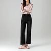 360 High Waist Cropped Straight Leg Cane Denim Jeans For Women - Versatile Casual Style