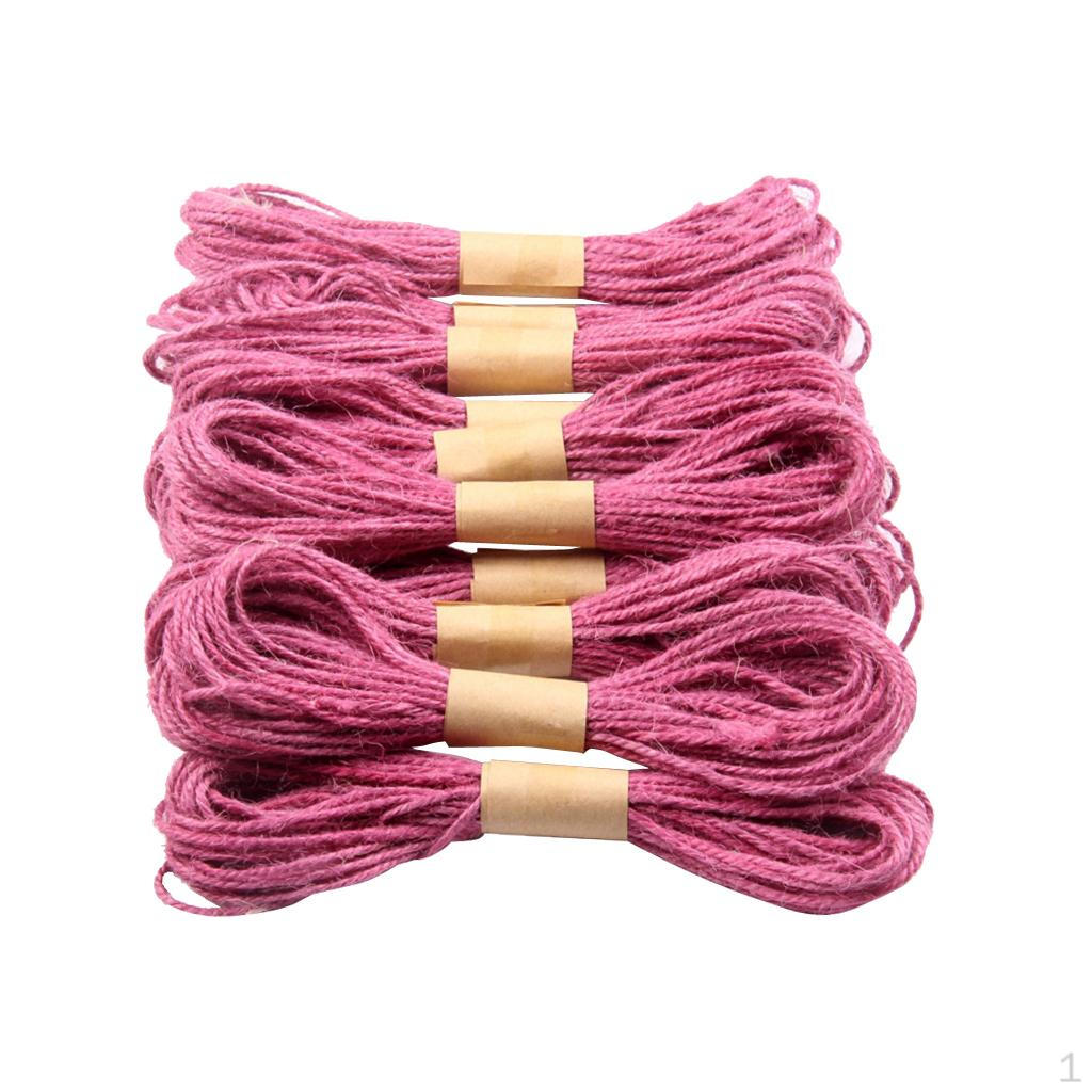 

10 Bundles Jute String Scrapbooking kids children toy DIY Craft 2mm X 10m