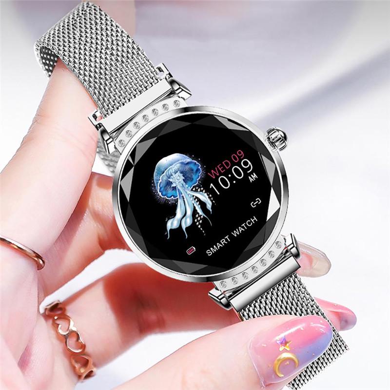 Reloj inteligente Mujeres 3D Diamante Vidrio Frecuencia cardíaca Presión  arterial Monitor de sueño Mejor reloj inteligente de regalo comprar a buen  precio — entrega gratuita, reseñas reales con fotos — Joom